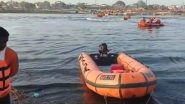 Mathura Boat Accident: NDRF Retrieves Capsized Boat From Yamuna River in Uttar Pradesh; 10 Dead, Search for Missing Continues (Watch Video)