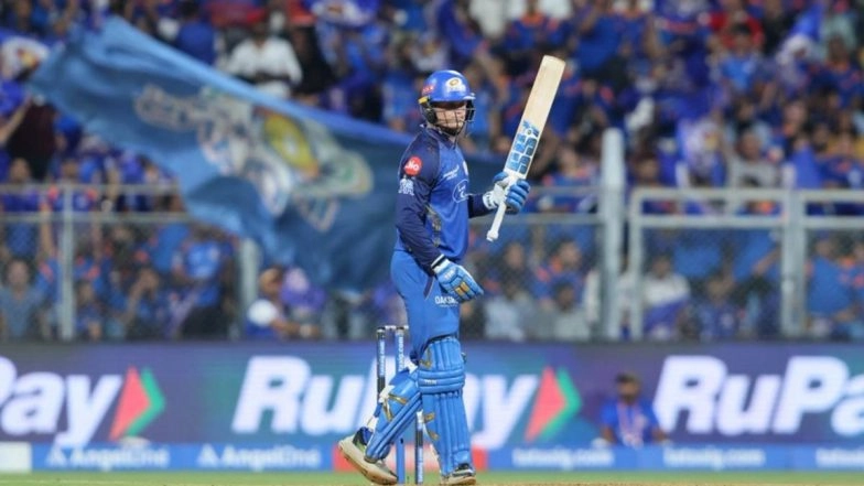 Ryan Rickelton Scores Fastest Century For Mumbai Indians in IPL History, Achieves Feat In MI vs SRH Match