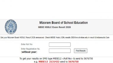Mizoram Board HSSLC Result 2026 Out at mbse.edu.in or mbseonline.com; Know Steps To Check Class 12 Scores