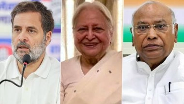 Mohsina Kidwai Dies: Rahul Gandhi, Mallikarjun Kharge Pay Tribute to Former Union Minister, Say Inspired Generations of Women Across Country