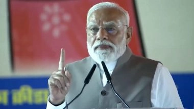 &lsquo;Nari Shakti&rsquo; Is Strongest Pillar of Viksit Bharat, Says PM Narendra Modi in Varanasi (Watch Video)
