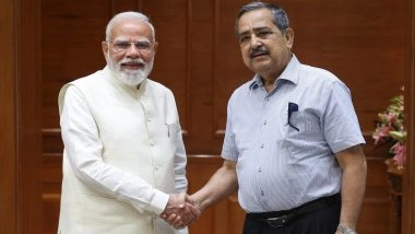 Ashok Lahiri Meets PM Narendra Modi in Delhi After Appointment as NITI Aayog Vice Chairman (See Pic)