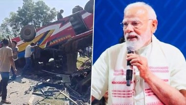 Udhampur Bus Accident: PM Narendra Modi Expresses Grief Over Loss of Lives in Jammu and Kashmir, Announces Ex-Gratia of INR 2 Lakh