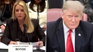 Pam Bondi Removed as US Attorney General by Donald Trump, Second Cabinet Exit in a Month