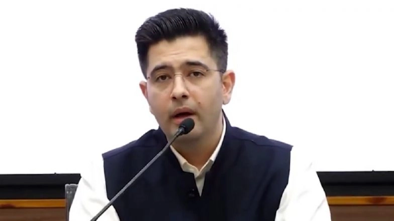 Swati Maliwal, Harbhajan Singh, Ashok Mittal Among AAP Rajya Sabha MPs Switching Sides to BJP, Claims Raghav Chadha (Watch Videos)