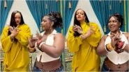 Rihanna Tries Bharatanatyam in Mumbai With Indian Model and Rapper Nejm; Video of Singer Learning Mudras and Expressions Goes Viral (Watch)
