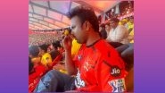 'Black Magic' Viral Video Shows SRH Fan Performing 'Lemon Ritual' in Stadium During IPL 2026 Match Against CSK Moments Before Shivam Dube's Dismissal