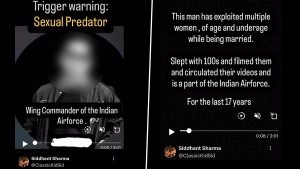social-viral-IAF Wing Commander, Wife Accused of S*xual Exploitation, Blackmail by Singer Siddhant Sharma