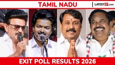 Tamil Nadu Exit Poll Result 2026: DMK Set To Return to Power, CM MK Stalin Likely To Secure Second Consecutive Term