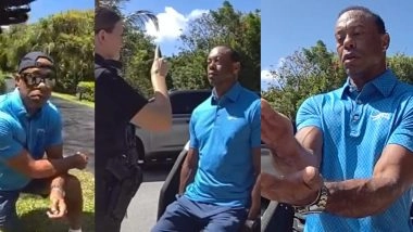 Tiger Woods Bodycam Footage Released Following DUI Arrest and Car Crash