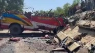 Udhampur Bus Accident: Death Toll Climbs to 21 After Passenger Bus Overturns in Jammu and Kashmir; 61 Injured (Watch Videos)
