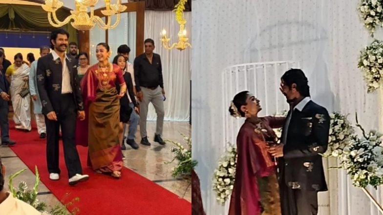 Vijay Deverakonda and Rashmika Mandanna Kodagu Reception: Rashmika Stuns in Traditional Coorgi Saree for Hometown Celebration