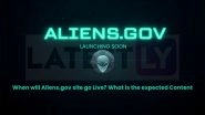 When Will Aliens.gov Site go Live? What is The Expected Content