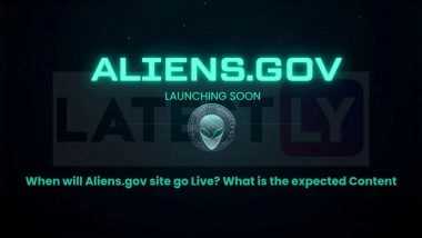 When Will Aliens.gov Site go Live? What is The Expected Content
