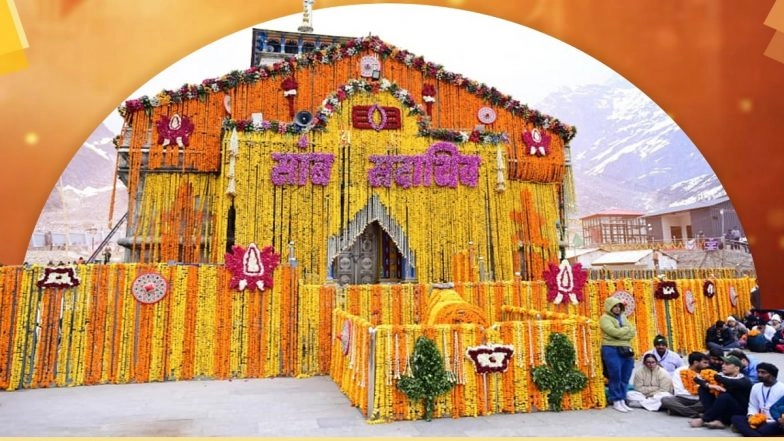 Kedarnath Opening 2026: Portals of Shri Kedarnath Dham To Open Today, Temple Adorned With 51 Quintals of Flowers