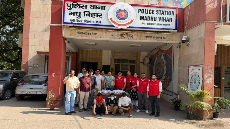 Delhi Police Cracks INR 1 Crore Blind Burglary Case in Madhu Vihar; Arrests 5