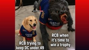 social-viral-'49 Record is Safe' RCB Funny Memes Go Viral After Delhi Capitals Cross 50-Run Mark Despite Struggling at 8/6