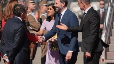 Vance in Hungary to Back Orb&aacute;n Ahead of Tough Poll