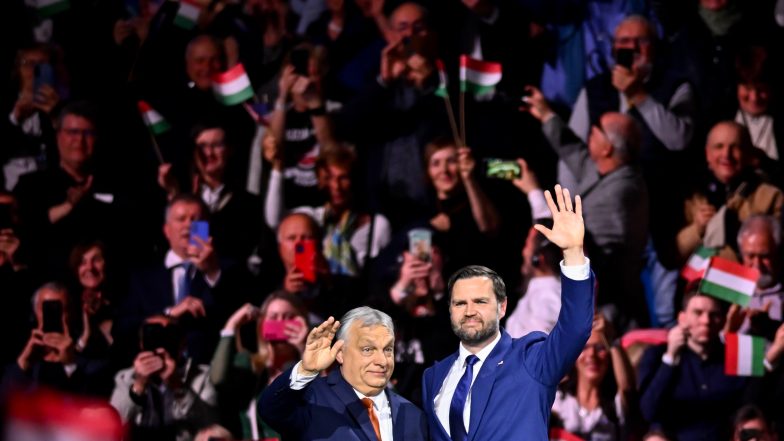 Vance in Hungary to Back Orbán Ahead of Tough Poll