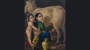 social-viral-Raja Ravi Varma’s ‘Yashoda and Krishna’ Sells for INR 167 Crore, Sets New Record in Indian Art Market