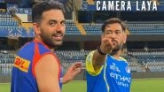 MS Dhoni's Viral 'Camera Laya' Banter with Deepak Chahar Ignites Excitement Ahead of Crucial MI vs CSK IPL 2026 Clash