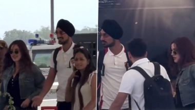 Arshdeep Singh Spotted With Rumoured Girlfriend Samreen Kaur, Video Goes Viral