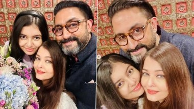 Aishwarya Rai Celebrates 19th Wedding Anniversary With Abhishek Bachchan in the Cutest Way; Daughter Aaradhya Bachchan Joins in (See Pics)
