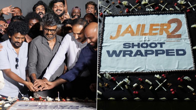 Rajinikanth&rsquo;s &lsquo;Jailer 2&rsquo; Shoot Wrapped Up; Cake-Cutting Photos From Set Go Viral