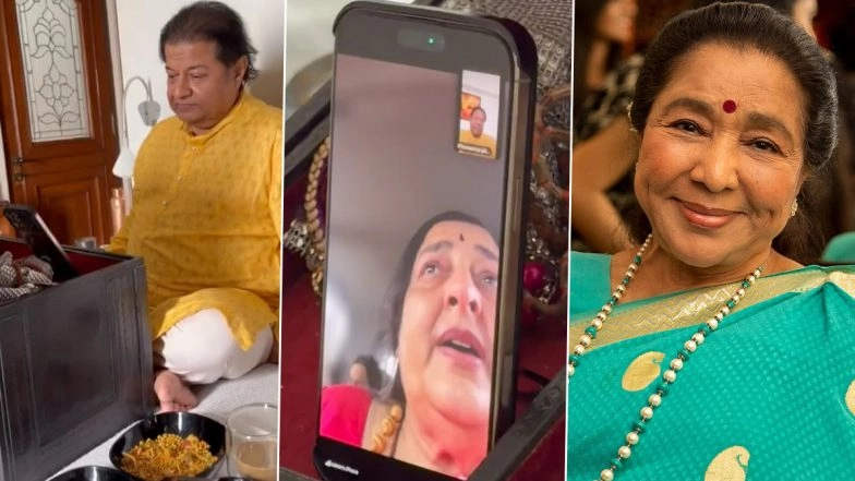 Asha Bhosle Demise: Anup Jalota, Anuradha Paudwal Pay &lsquo;Heartfelt One-Hour Online Tribute&rsquo; to Legendary Singer (Watch Videos)