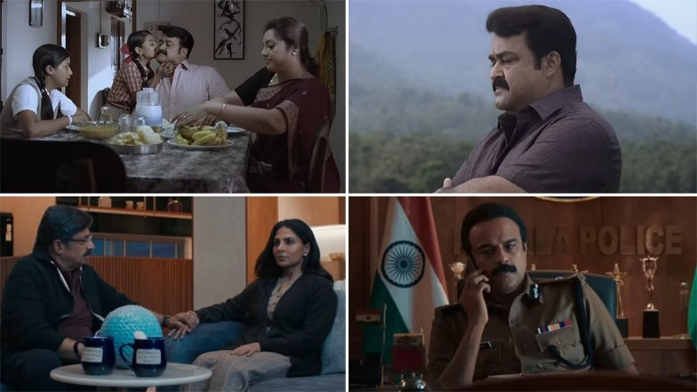 ‘Drishyam 3’ Teaser: Past Events Continue To Haunt Mohanlal’s Georgekutty in Upcoming Part of Jeethu Joseph’s Crime Thriller Franchise (Watch Video)
