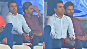 sports-Sports Journalist Caught With Cigarette 'Smoking in Hand During Multan Sultans vs Hyderabad Kingsmen PSL 2026 Match, Video Goes Viral