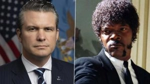 social-viral-Pete Hegseth Quotes Fake Bible Verse From ‘Pulp Fiction’ in Pentagon Sermon, Video Surfaces
