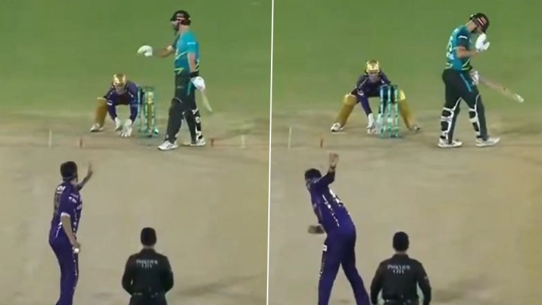 Daryl Mitchell Follows Ravi Ashwin's Advice, Walks Away As Usman Tariq Pauses While Bowling During PSL 2026 Match (Watch Video)