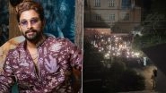 Allu Arjun Turns 44: &lsquo;Bunny&rsquo; Fans Gather Outside Actor&rsquo;s Residence on His Birthday, Brother Allu Sirish Shares Video