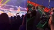 Circus Tiger Viral Video: Big Cat Loeaps Into Crowd After Net Collapses in Russia