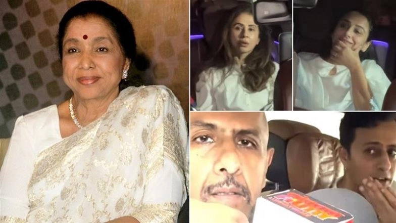 Asha Bhosle&rsquo;s Mortal Remains Arrive at Her Mumbai Home; Urmila Matondkar, Vidya Balan and Bollywood Celebs Pay Final Respects (Watch Videos)