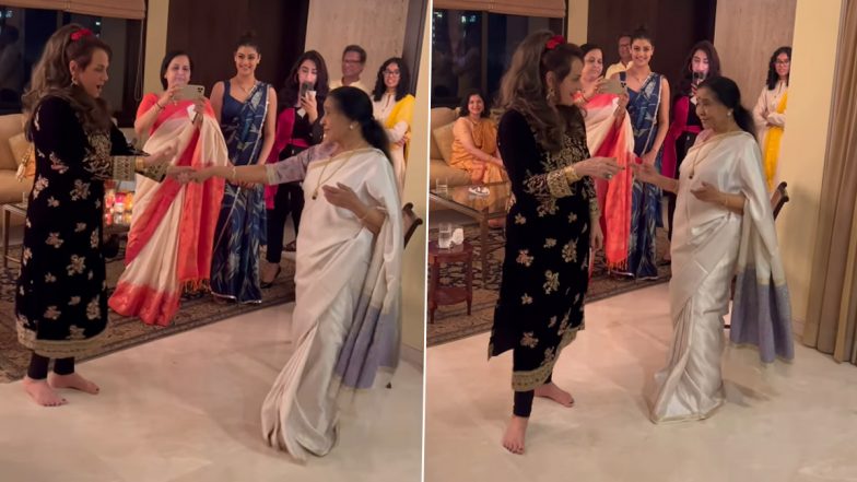 Asha Bhosle Passes Away: Video of Mumtaz Dancing With Legendary Singer to ‘Koi Sehri Babu’ Goes Viral – WATCH