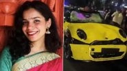 Goa Mini Cooper Accident: Darius Dias Held After Fatal Crash Kills 23-Year-Old Woman, Injures Colleague (Watch Video) Goa Mini Cooper Accident: Darius Dias Held After Fatal Crash Kills 23-Year-Old Woman, Injures Colleague (Watch Video)