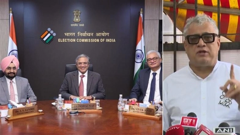 TMC and the Election Commission clashed after a tense meeting on West Bengal polls, with Derek O’Brien alleging the CEC told them to ‘get lost.’ The EC denied the claim, accusing TMC leaders of shouting, and asserted elections will be ‘fear-free’ amid voter roll row and political tensions. 🗳️ EC Gives ‘Ultimatum’ to TMC Over West Bengal Elections; Derek O’Brien and Mahua Moitra Hit Back.