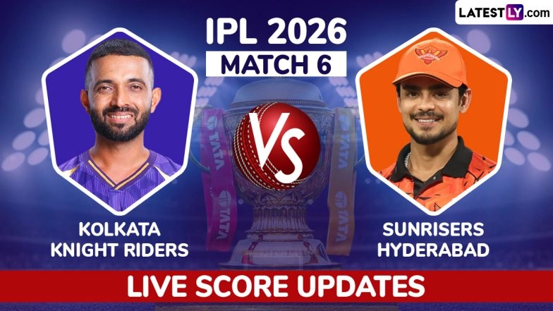 SRH Win By 65 Runs | Kolkata Knight Riders vs Sunrisers Hyderabad, Live Score Updates, IPL 2026 Match 6: All-Rounder Performance Hands Ishan Kishan and Co Maiden Win