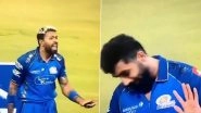 Tension Between Hardik Pandya and Jasprit Bumrah Surfaces During MI vs PBKS IPL 2026 Match? Video Goes Viral
