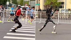 social-viral-Chinese Humanoid Robots Outrun Humans in Beijing Half-Marathon, Mark Major AI Breakthrough (Watch Video)