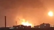 Saudi Arabia: Al Jubail Industrial Area Hit by Fire After Iranian Missile Strike Amid Rising Tensions in Middle East (Watch Video) Saudi Arabia: Al Jubail Industrial Area Hit by Fire After Iranian Missile Strike Amid Rising Tensions in Middle East (Watch Video)