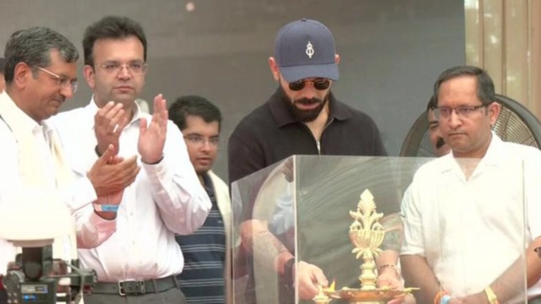 Virat Kohli Inaugurates Childhood Coach Rajkumar Sharma's New West Delhi Cricket Academy Branch