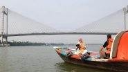 PM Narendra Modi Takes Boat Ride on Hooghly River in Kolkata, Highlights Cultural Significance of Maa Ganga (See Pics and Video)