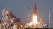 Artemis II Launch: NASA Sends Four Astronauts on First Crewed Moon Mission in Over 50 Years From Florida (Watch Videos)