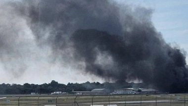Australia Plane Crash: 2 Killed As Plane Crashes Into Hangar at Parafield Airport in Adelaide; Several Hospitalised (Watch Video)