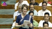 Priyanka Gandhi Opposes 3 Bills Proposed by Centre, Takes &lsquo;Chanakya&rsquo; Swipe at Home Minister Amit Shah