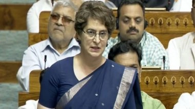 Priyanka Gandhi Slams Government Over New Bills in Lok Sabha, Says &lsquo;Architecture Being Created To Strengthen BJP&rsquo; (Watch Video)