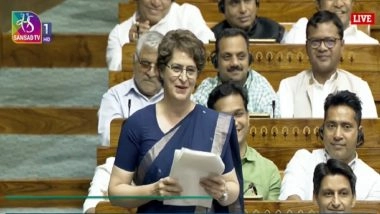 Priyanka Gandhi Opposes 3 Bills Proposed by Centre, Takes &lsquo;Chanakya&rsquo; Swipe at Home Minister Amit Shah